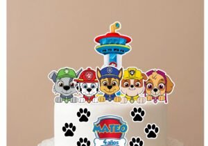 Cake topper Paw Patrol