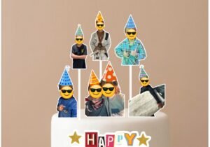 Topper para Torta Personalizado con Fotos